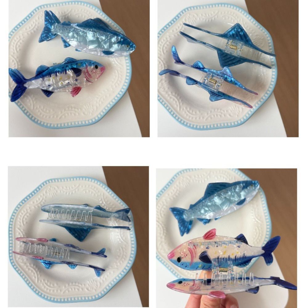 ヘアピン 海洋動物ヘアクロー PVC マグロ 魚類 マリンラ - Korean Lifestyle & Kids Boutique のレビューと価格