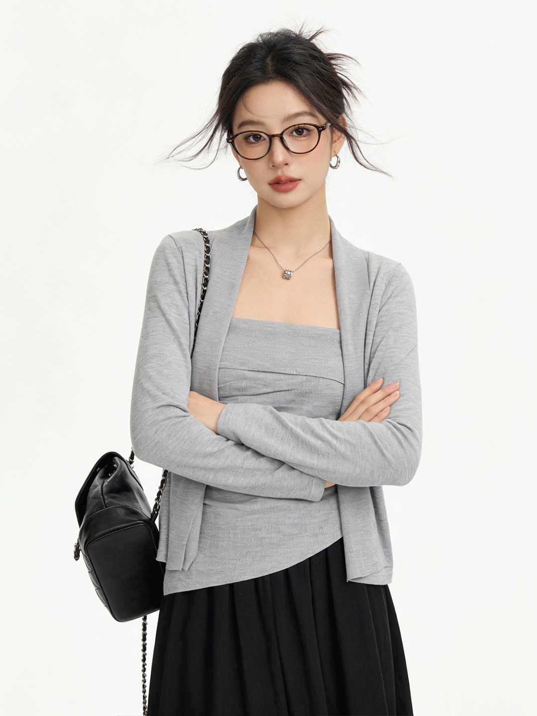 Lu Life 肌に優しいショートニットカーディガン痩身ツー - Korean Lifestyle & Kids Boutique のレビューと価格