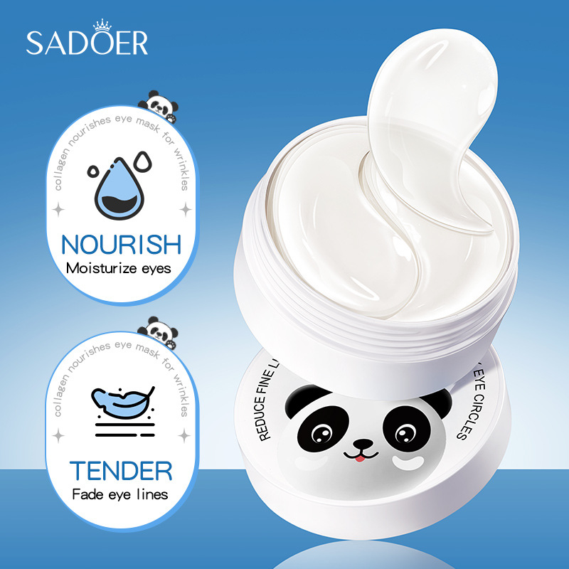 60 個 SADOER クリスタルコラーゲンアイマスク抗くま - Sheet Mask Collagen のレビューと価格