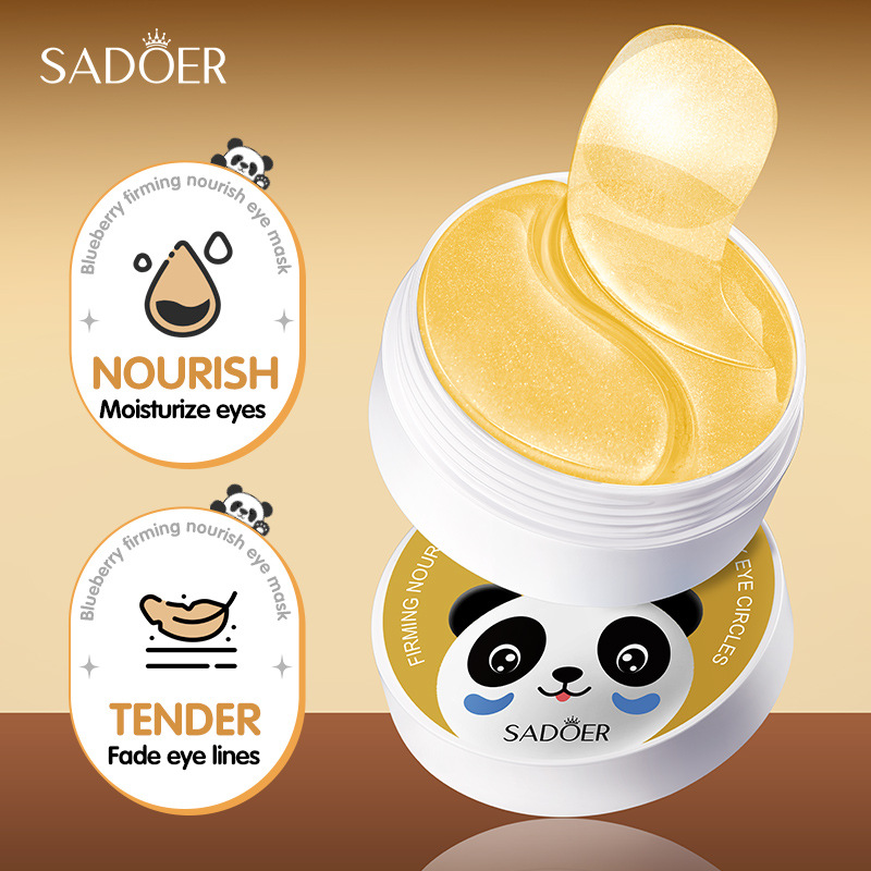 60 個 SADOER クリスタルコラーゲンアイマスク抗くま - Sheet Mask Collagen のレビューと価格