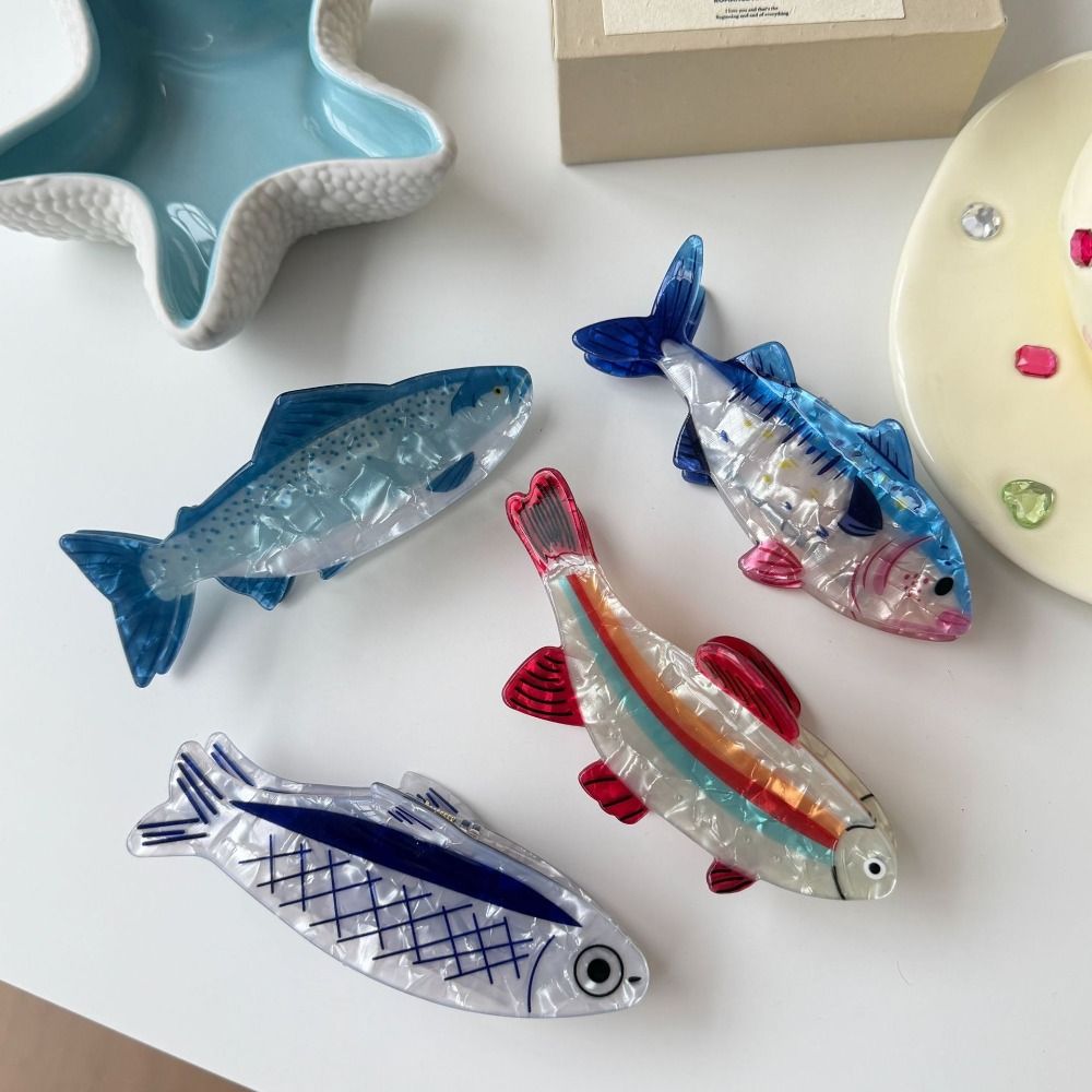 かわいいヘアピン 海の動物 ヘアクリップ PVC製 金魚 海 - Korean Lifestyle & Kids Boutique のレビューと価格