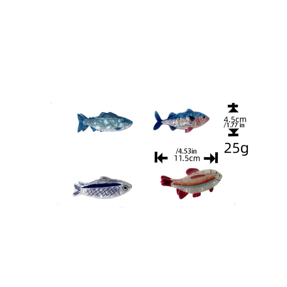 かわいいヘアピン 海の動物 ヘアクリップ PVC製 金魚 海 - Korean Lifestyle & Kids Boutique のレビューと価格